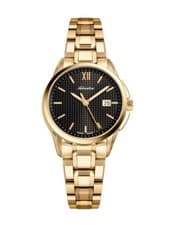 ADRIATICA Women Quartz Casual Watch Classic Dress Black Dial Waterproof Swiss Fa