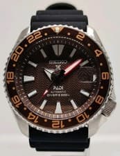 MINT CONDITION SEIKO DIVER 7002-7000 BROWN PADI DIAL AUTOMATIC MENS WATCH $1200