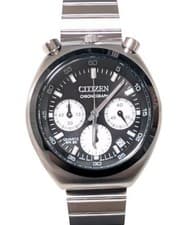 Citizen Chronograph AN3660-81E Timer Silver SS 40mm Black Dial Used