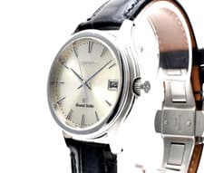 Grand Seiko 9F62-0A10 Quartz Men's Watch Ivory Dial 36mm Stainless Steel Vintage