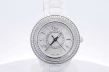 Christian Dior Viii Ceramic 33mm Quartz Mop Dial & Diamond Bezel Eb0326lxxzdu