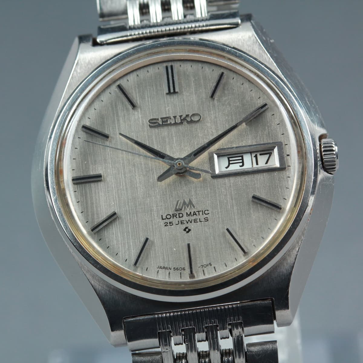 [Near Mint] Seiko Lord Matic LM 5606-7010 Kanji Automatic Men's Watch From JAPAN