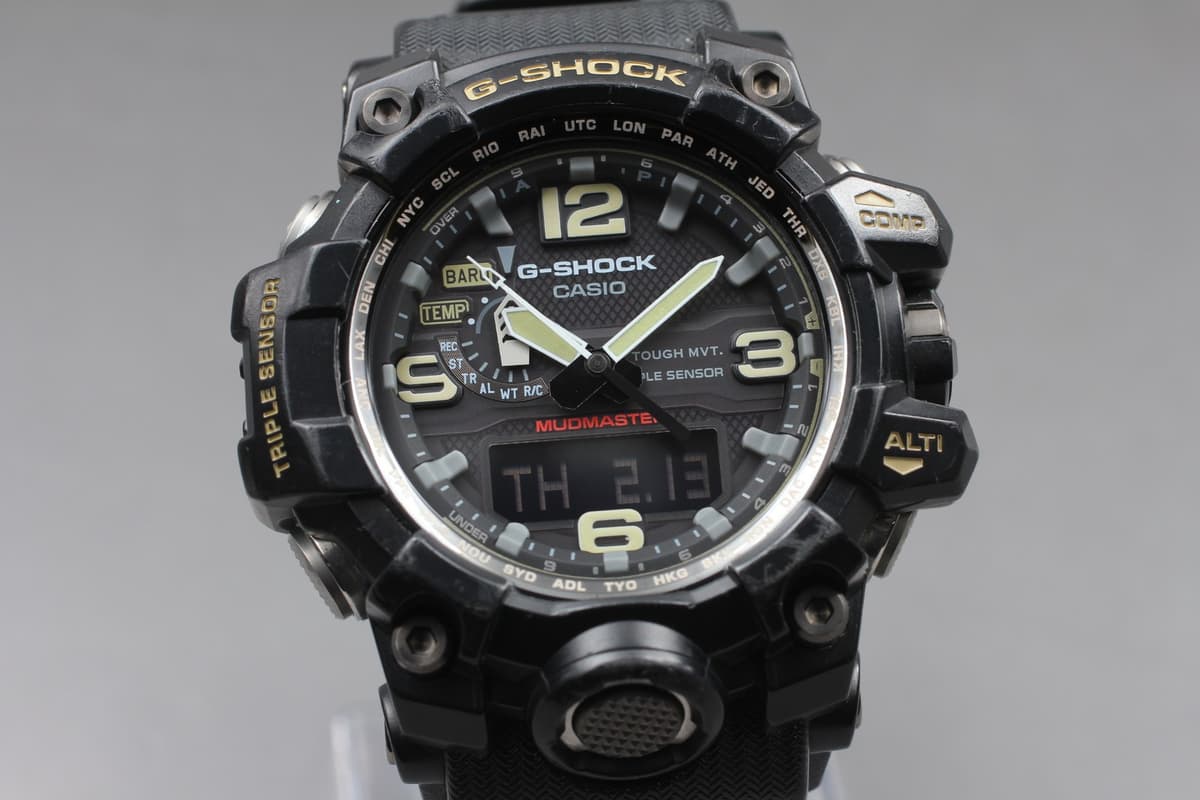 [Near MINT] CASIO G-SHOCK MUDMASTER GWG-1000-1AJF Tough Solar Black Men's Watch