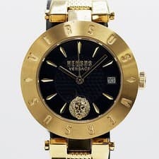 Versace VSP772718 Quartz Black Dial Men's Watch 0067100 3ERT ABC19253 KMT
