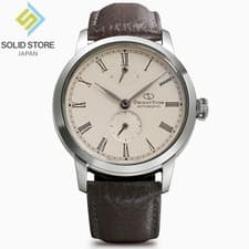 ORIENT STAR Classic M45 RK-BS0002S Small Seconds Automatic Ivory Dial Watch 39mm