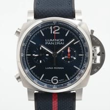 Panerai Luminor Chrono Luna Rossa PAM01303 SS SS & Rubber AT blue dial