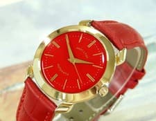 1950's Vintage HAMILTON K-455 Automatic, Stunning RED Dial, Serviced / Warranty