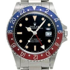 ROLEX GMT Master 16750 90s Black Men's Automatic Watch Stainless Steel #W523