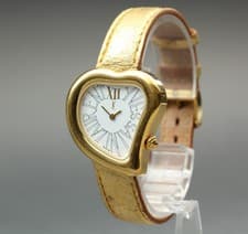 New Batt Exc+5 Yves Saint Laurent Heart White Gold 30mm Quartz Women's Watch