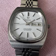 OMEGA Seamaster Automatic Day Date 1977 1020 166.02162 TV Dial Watch