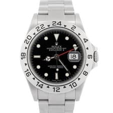 2013 PAPERS Rolex Explorer II 40mm 3186 BLACK REHAUT Steel 16570 Watch BOX
