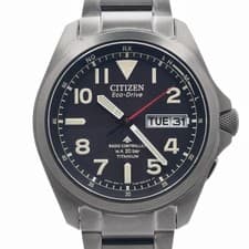 Citizen Promaster Land Eco Drive Titanium Field Watch wrist 20cm AT608550E