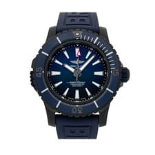 Breitling Superocean Black Titanium Auto 48mm Blue Dial Watch V17369161C1S1