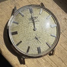 Vintage Longines "Moiré" Dial 19A Automatic Movement Rare Men's Watch for Repair