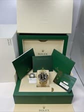 ROLEX GMT MASTER II 126718GRNR FULL GOLD ON JUBILEE BOX AND CARD 2024. 225Gr.