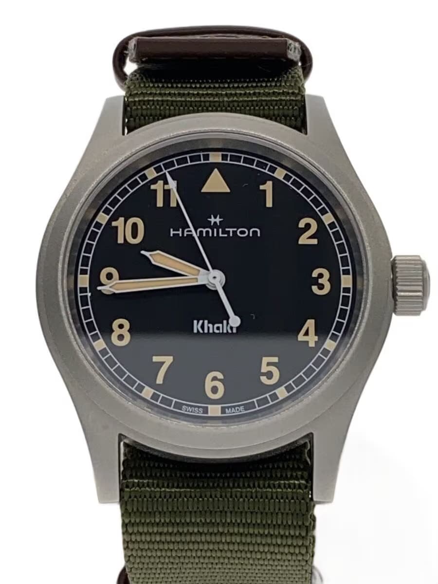 HAMILTON Quartz Watch Analog BLK KHK H694010
