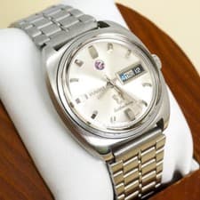 RADO Golden Horse Auto Vintage Watch 11816 Red Date Swiss -12s/d Tested from JP