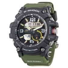 Casio Men's Watch G-Shock Analog-Digital Dial Green Resin Strap GG1000-1A3