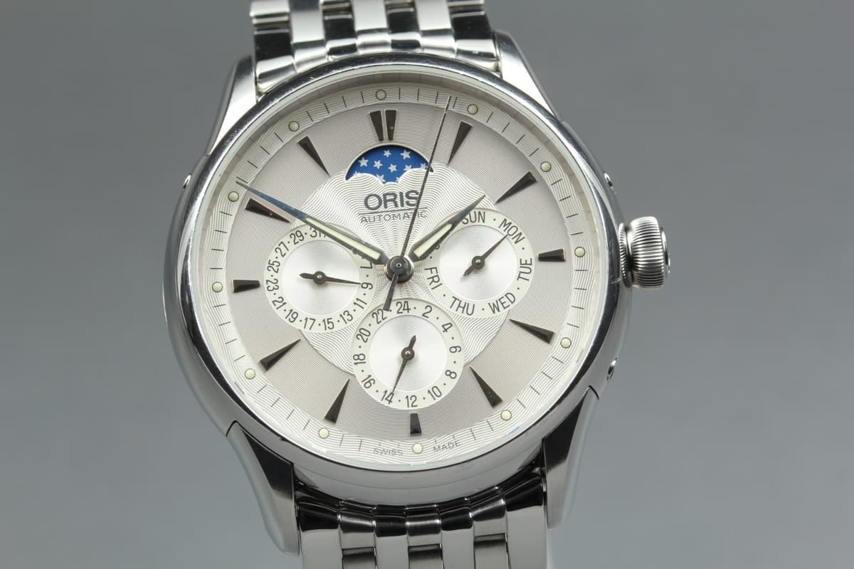 [NEAR MINT] ORIS 7592 Artrie Complication Moon Phase Automatic Mens Watch  JAPAN