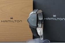 [Near MINT] Hamilton Ventura H244010 All Black 34mm Quartz Men Watch