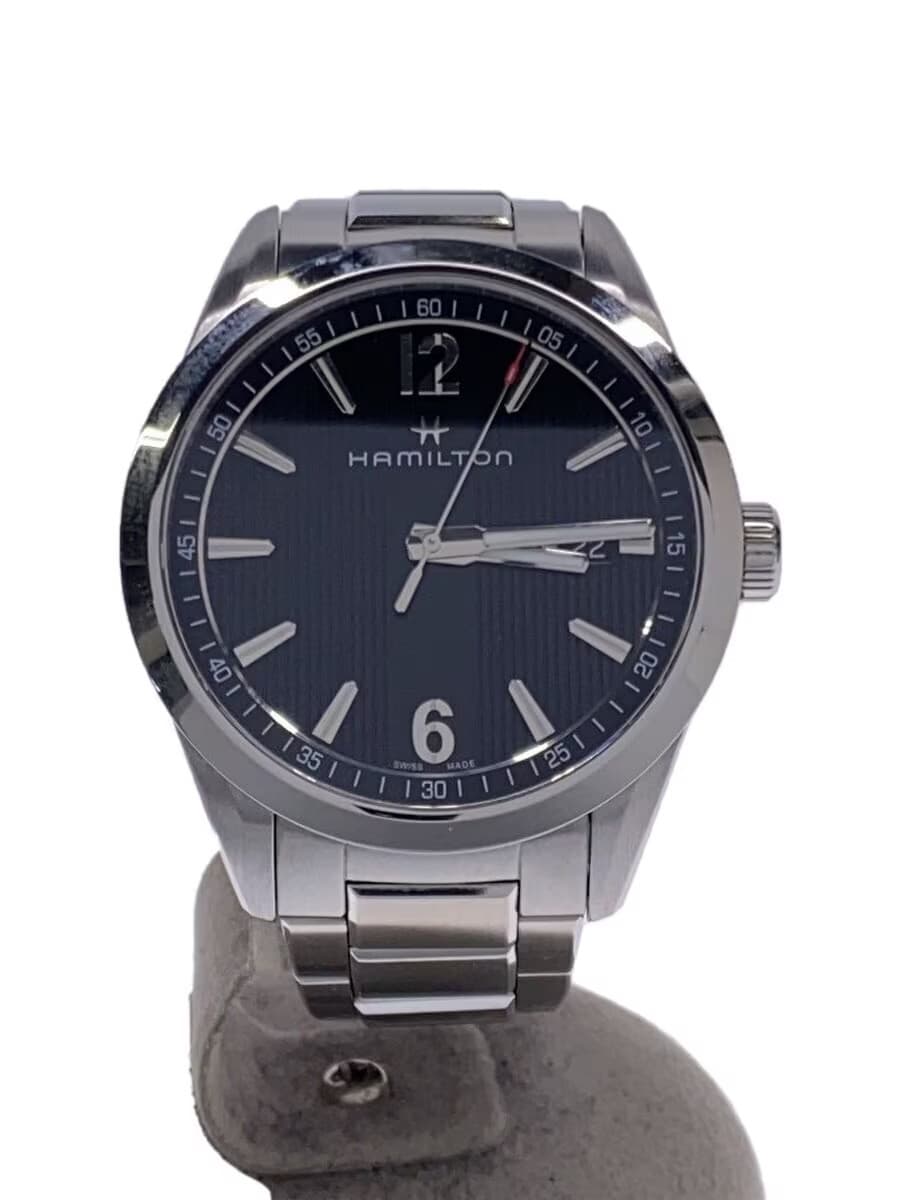 HAMILTON Quartz Watch Analog Stainless BLK SLV SS H433110