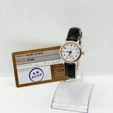 CARL F.BUCHERER Watch Adamavi 18K Skeleton Caseback Au750 White Hand-Wound Auth