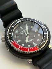 SEIKO Prospex V147-0CC0 Limited to 2,000 Black Dial Solar Men Watch Working #89