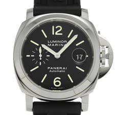 PANERAI Luminor Marina Automatic PAM00104 J Series Black Men's Watch #W1930