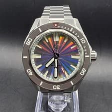 Zelos Swordfish 40mm SS Holo STEEL 40mm 200M DIVER NH35 Watch