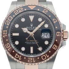 ROLEX GMT-Master 2 Watch 126711CHNR K18PG/Stainless Steel mensWatch black br...