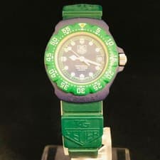 TAG HEUER 362.508 Formula 1 Authentic w/Case Navy Blue Green Authentic Used JP