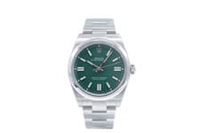 Rolex Oyster Perpetual 134300 Stainless Steel Green Dial 41mm 2025 Watch
