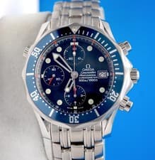Mens Omega Seamaster Professional Chronograph watch - Blue Dial & Bezel 2599.80