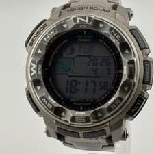 Casio Pro Trek PRW-2500T Titanium Watch Tested Excellent Condition