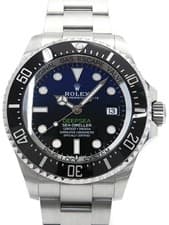 ROLEX Sea Dweller Deepsea D Blue 136660 44mm Black Blue Dial Box Card #T024
