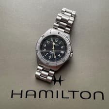 Hamilton Khaki Sub 9745B Dive Watch, Used, 18cm Wrist, Battery Replaced From Jap