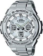 Casio Watch G-STEEL Radio Solar GST-W110D-7AJF Silver Men Analog Digital