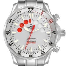 Omega Seamaster Apnea Jacques Mayol Silver Dial Mens Watch 2595.30.00