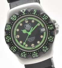 【NEAR MINT】TAG Heuer Formula 1 WA1215 Quartz Professional 200m 34mm Black Green