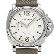 PANERAI Luminor Due PAM01043 Unisex White Stainless Steel Automatic #W1791