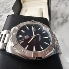 Tag Heuer Aquaracer Quartz Men's Steel Watch Blue Dial Top Condition