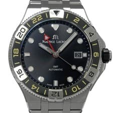 Maurice Lacroix Icon Ventura GMT AI6158-SS00F-330-A Men's Automatic Black