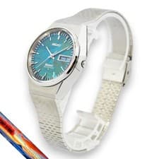 Seiko Men’s Quartz SS Watch Morphofly Butterfly Dial 37mm