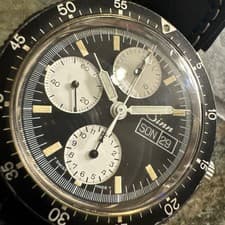 Vintage Sinn 103 Chronograph Reverse Panda Dial Valjoux 7760 Hand Wound Watch