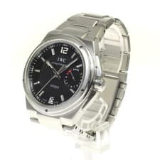 IWC BIG INGENIEUR IW500505 46mm SS Black Dial Automatic Chronograph Date #C089