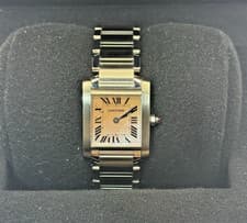 Cartier Tank Française – Ref. 2384 – Pink MOP Dial – (No Box)