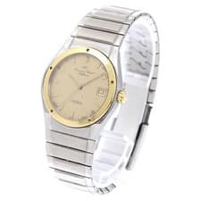 IWC INGENIEUR IW3360 32mm SS/YG Gold Dial Quartz Date Boys Watch #C519