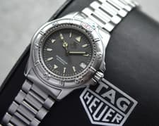 Tag Heuer 4000 WF-1111-0 Men's Watch 38mm Stainless Steel Divers Watch Grey