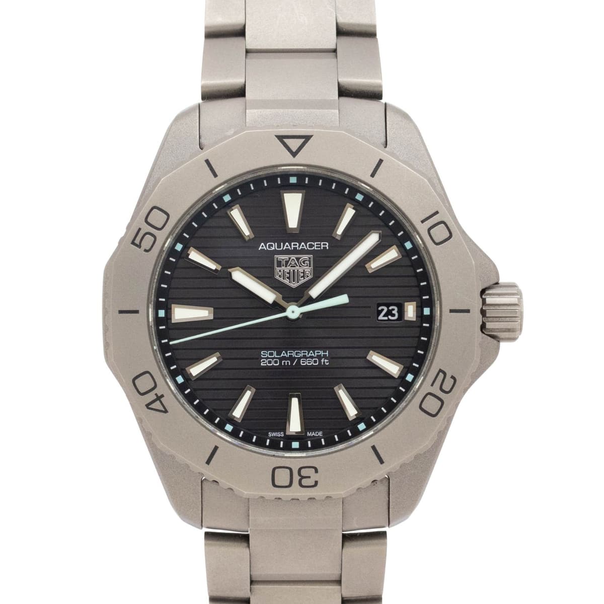 TAG Heuer Aquaracer WBP1180 Black Dial Solar Watch
