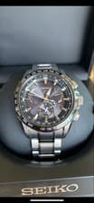 Seiko Astron SBXB045 GPS Solar Titanium Watch Excellent Condition